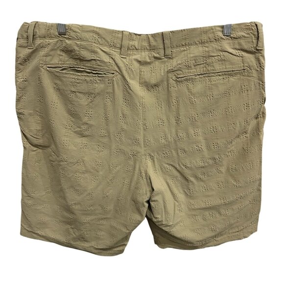 Tommy Bahama Mens Textured Khaki Shorts Size 42 Nylon & Spandex Blend - Picture 2 of 8
